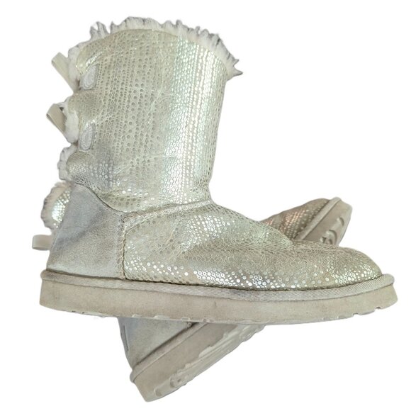 UGG Bailey Bow Bling Flat Boot - Size 7 - Picture 6 of 11
